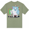 RIPNDIP - Tričko Nerman Rockwell Dusty Olive Veľkosť: XL