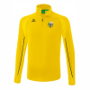 ERIMA Mikina tréningová LIGA STAR s krátkym zipsom Kalinkovo žltá Veľkosť: XL, Farba - hlavná: Žltá