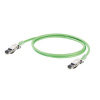 Weidmüller 1173030050 RJ45 sieťové káble, prepojovacie káble CAT 5e SF/UTP 5.00 m zelená samozhášavý, s ochranou 1 ks; 1173030050