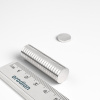 Neodýmový magnet valec 12×2 mm - N38
