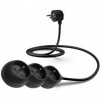 Kábel predlžovací Connect IT 3x zásuvka, 1,5m (CES-1327-BK) čierny