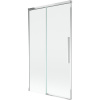 Mexen Rox, 2-krídlová posuvná vaňová zástena 100 x 150 cm, 8mm číre sklo, chrómový profil, 8C9-100-001-01-00