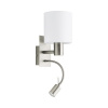 LED nástenné svietidlo Eglo Pasteri 96477 + 1xE27 40 W 320 lm 3000 K biele