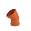 Magnaplast dvoucestné koleno pro venkovní odvodnění, O 110 mm, 45°
