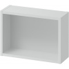 Cersanit Larga skrinka 40x14x27.8 cm bočné závesné sivá S932-083