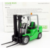 Ros-model Cesab M325 Carrello Elevatore Verticale - vertikálny zberač objednávok 4 kolieska 1:23 zelená čierna