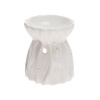 AROMALAMPA VZOR PORCELÁN 8x9CM BIELA
