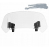 Motocyklový deflektor 30 x 13 cm s nastaviteľným upevnením - univerzálny