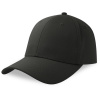 Atlantis Headwear Kšiltovka Pitch, 6 panelová, baseballová COT33025300212-black Černá S-M