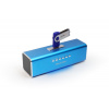 Technaxx přenosný stereo reproduktor MusicMan, baterie 600 mAh, FM-Radio, USB, modrý 4260101736222