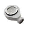 CERANO - Sifón k sprchovej vaničke 90mm - krátky - biela - DN40