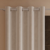 Markizeta Krémový zatemňovací zamatový záves na krúžkoch VELVI 140x240