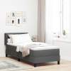 zahrada-XL Posteľ boxspring s matracom s matracmi Tmavo šedá 80 x 200 cm 3341133