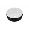 Umývadlo CMD SIMPLE 8 WHITE/BLACK 36