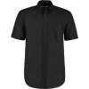KUSTOM KIT KK 350 / Pánska košeľa Oxford s krátkym rukávom - black XL