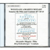 MOZART,W.A.: Sonaten für Flöte und Cembalo (CD)
