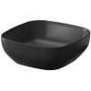 Cersanit LARGA Umývadlo na dosku square 38x38cm keramické, Antracit Mat K677-012 K677-012