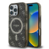 Guess IML 4G Background MagSafe kryt na iPhone 16 Pro Max (GUHMP16XH4DTEW) - hnedý