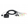 ATEN CS52DP KVM prepínač Čierna (CS52DP-AT)