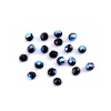 Sklenené korálky brúsené ohňovky 8 mm - 20 g 5 23980/28701 čierna AB