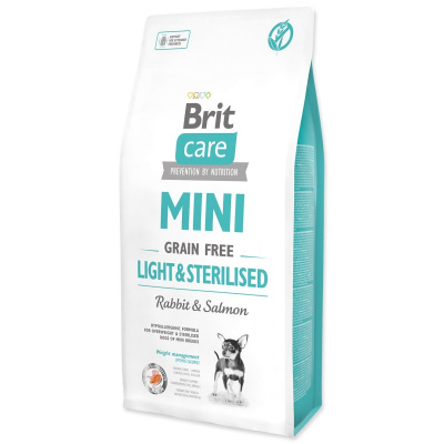BRIT Care Dog Mini Grain Free Light & Sterilised 7 kg