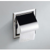 Vstavaný držiak na toaletný papier s chrómovým povrchom
