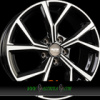 PLATIN P 115 7,5x18 5x108 ET49.00 black polished