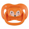 Cumlík Canpol Cute Animals oranžový|6-18m|silikón|symetrický