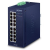 PLANET IGS-1600T síťový přepínač Nespravované L2 Gigabit Ethernet (10/100/1000) Modrá