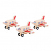 Bigjigs Toys Drevené naťahovacie lietadlo 1 ks Bigjigs Toys Drevené naťahovacie lietadlo 1 ks