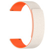 Techsuit – Watchband 20 mm (W074) remienok pre Samsung Galaxy Watch 4/5/Active 2, Huawei Watch GT 3 (42 mm)/GT 3 Pro (43 mm) – béžovo-oranžový KF2347489