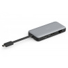 DIGITUS 7-portová USB-C cestovná dokovacia stanica, max. 4K/60Hz s HDR, HDMI, USB-A 3.2 Gen1, Gigabit Ethernet SD/Micro SD, PD 100W (DA-70916)