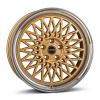 BORBET B 8x17 5x112 ET30 gold rim polished