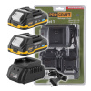 Sada baterie 20V 2Ah (2 ks) + 1 nabíječka Procraft PBC-Set 1 | PBC-Set 1 ( )