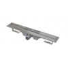Alcadrain Odtokové žľaby - Sprchový žľab 65 cm, s okrajom pre perforovaný rošt, nerezová APZ1-650