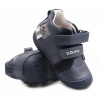 Dievčenské kožené jesenné topánky na suchý zips DD STEP Royal Blue 22