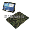 Kožený obal Samsung Galaxy Tab 3 10.1 – Camouflage – zelená