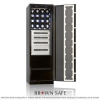 Brown Safe Luxusní trezor Man Safe 6018 Black/Macassar Ebony Trim, 32Watchwinders