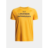 Chlapčenské tričko Under Armour UA Tech Split Wordmark SS-ORG Oranžová YSM