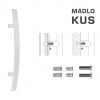 FT - MADLO kód 841C 40x10 mm SP ks BIM - biela matná (FBO) 300 mm 40x10 mm – cena za ks