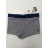Detské plavky - Petit Bateau Boxers, 152 biela, námornícka modrá (Petit Bateau Bathing Boxers Stripes 152 ZFB)
