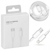 Kábel EVOBayTECH USB typ C - Apple Lightning 1 m biely
