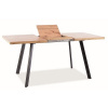 Casarredo Jedálenský stôl rozkladací MOST 120x80 dub artisan/čierna