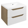 WAVE umývadlová skrinka 60x65x47, 8cm, biela/dub cuneo WA060-3025