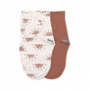 INGENUITY Zavinovačka SwaddleMe™ Ulitka bavlna Rising sun 2ks 0,5 TOG 0-3m
