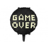 Balón fóliový s nápisom GAME OVER - Game - Rozlúčka so slobodou - Pixel Minecraft- 45 cm