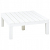 Záhradný stôl, stolík - Záhradný stôl, biely, 78 x 78 x 31 cm, plast (Záhradný stôl, biely, 78 x 78 x 31 cm, plast)