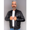 Max Original Leather Pánska kožená bunda RAUL black (M 44-46) - Čierna - M