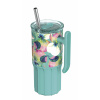 Quokka Nerezový termohrnček so slamkou 720 ml Umi Waterfall Garden