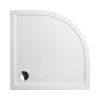 ROTH FLAT ROUND sprchová vanička 800x800x50mm, R550, štvrťkruhová, akryl, biela, 8000115